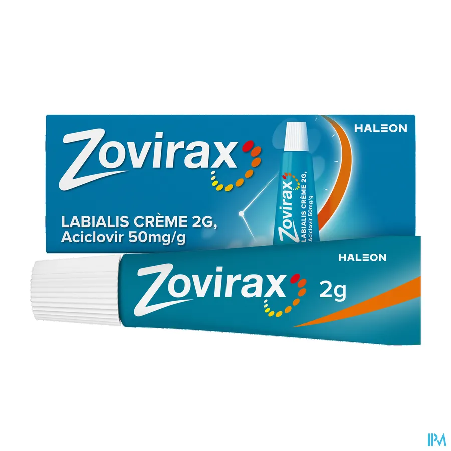 productshot van Zovirax Labialis Crème 2 g