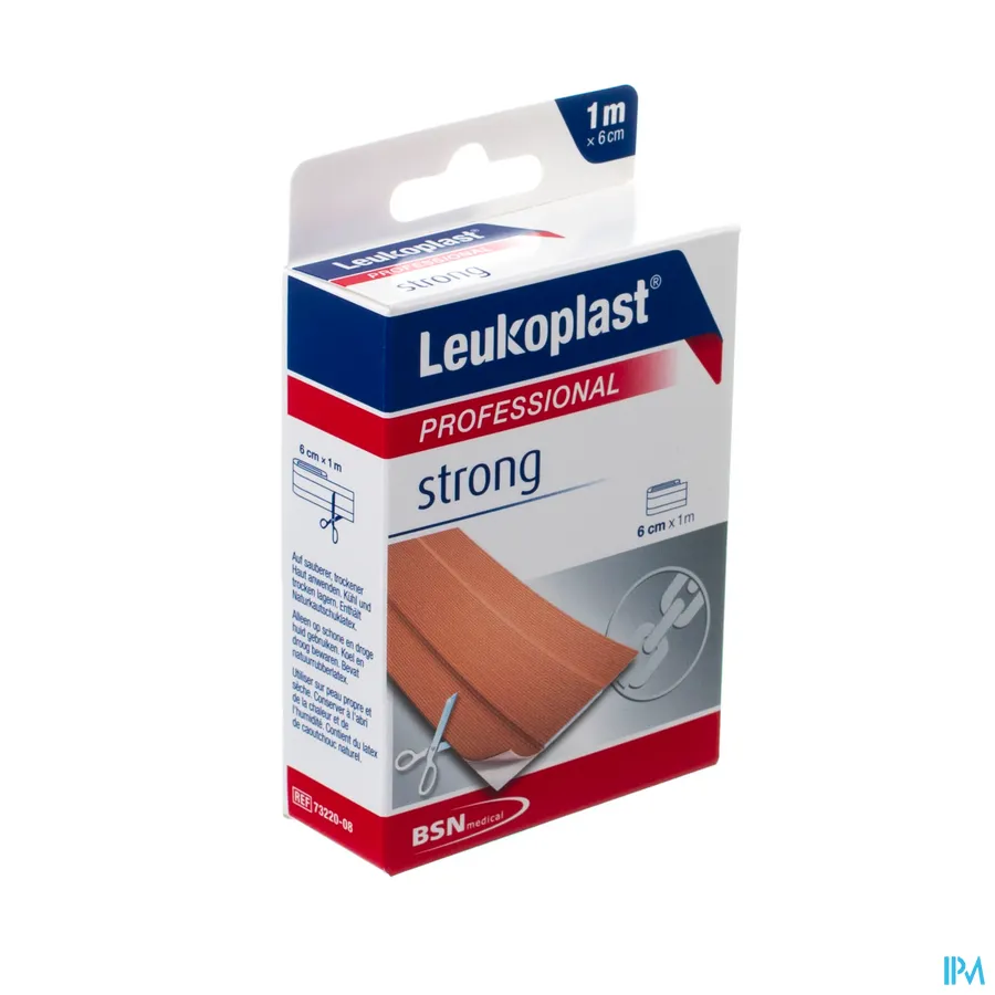 packshot van Leukoplast Strong 6 cm x 1 m 1 stuk