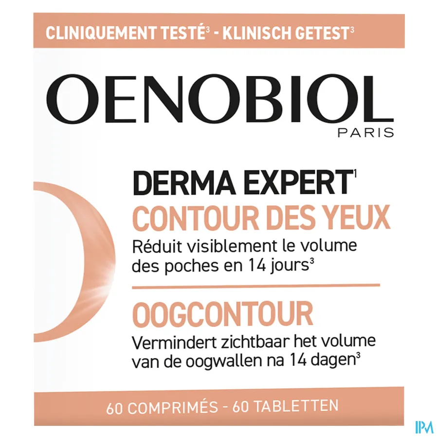packshot van Oenobiol Derma Expert Oogcontour 60 tabletten