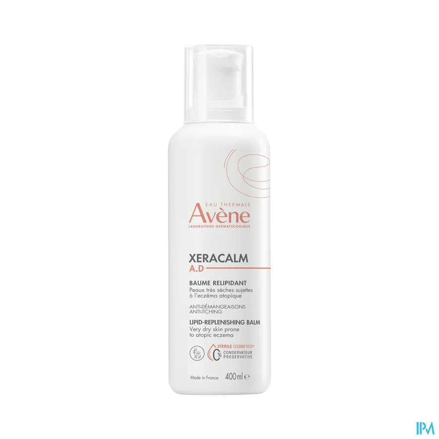 packshot van Avene Xeracalm A.D. Relipiderende Balsem 400 ml