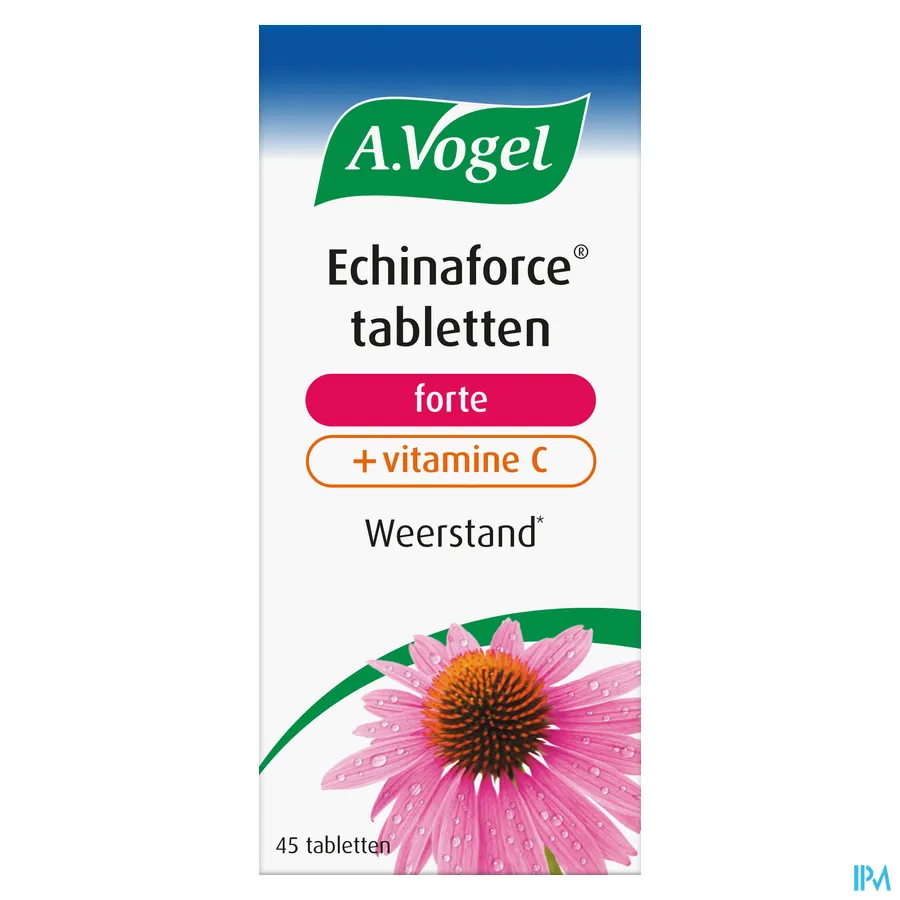 packshot van A. Vogel Echinaforce Forte + Vitamine C 45 tabletten