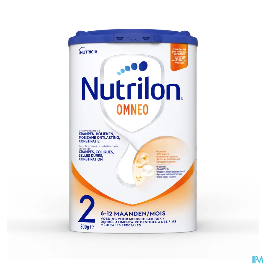 packshot van Nutrilon Omneo 2 800 g