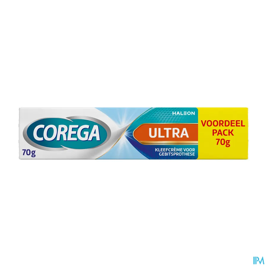 packshot van Corega Ultra Kleefcrème 70 g