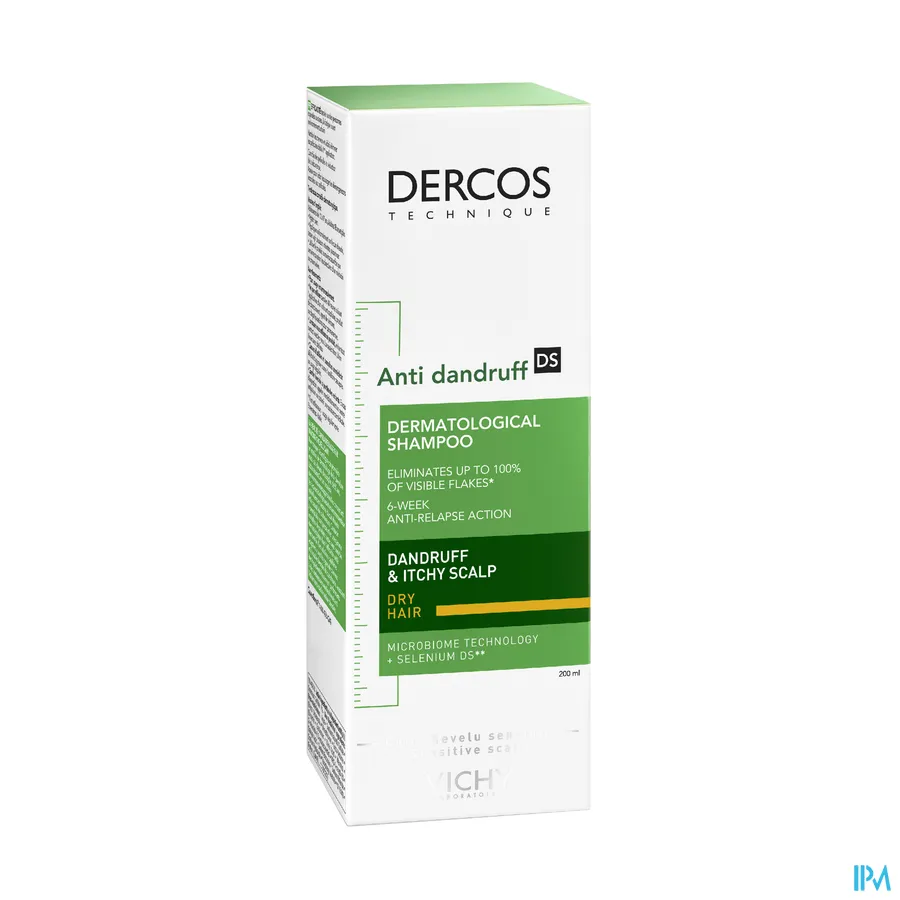 packshot van Vichy Dercos Antiroosshampoo Droog Haar 200 ml