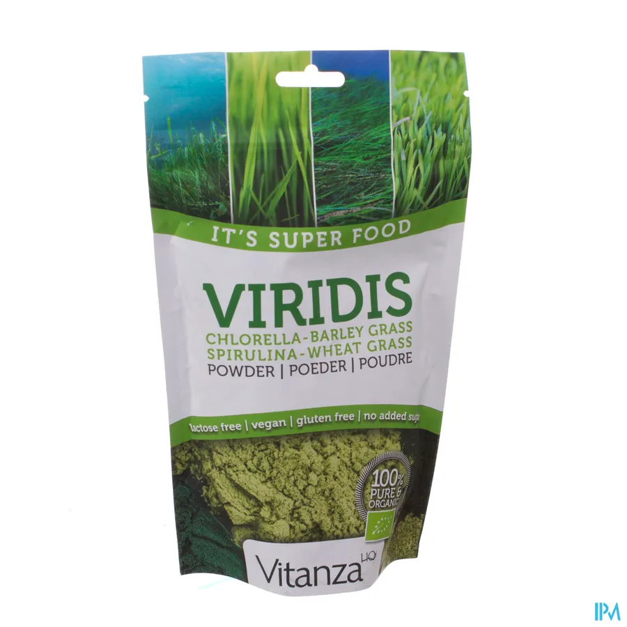 packshot van Vitanza HQ Viridis Poeder 200 g