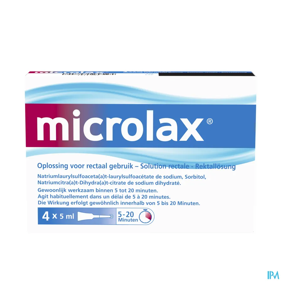 packshot van Microlax 4 stuks