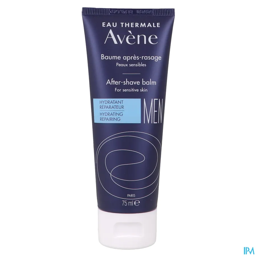 productshot van Avène Men Aftershave Balsem voor Droge Gevoelige Huid Tube 75 ml