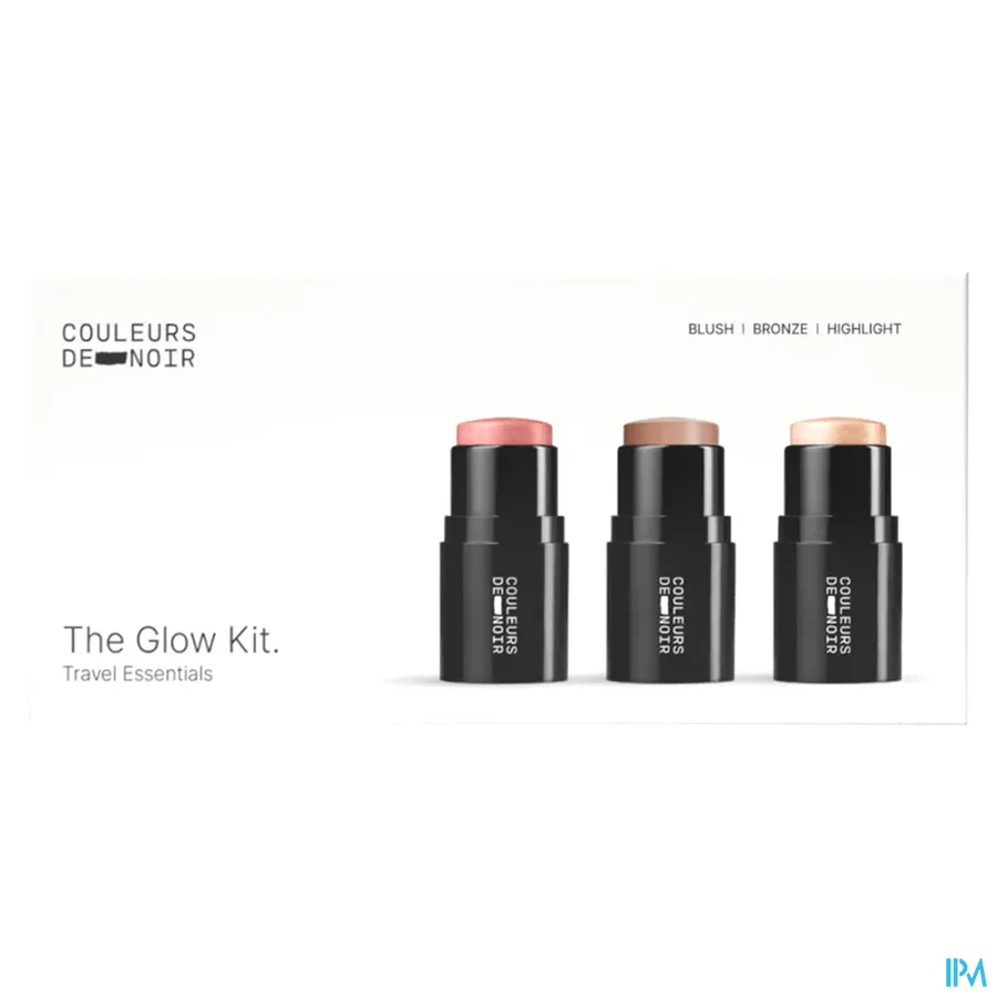 packshot van Couleurs De Noir The Glow Kit 3 Producten