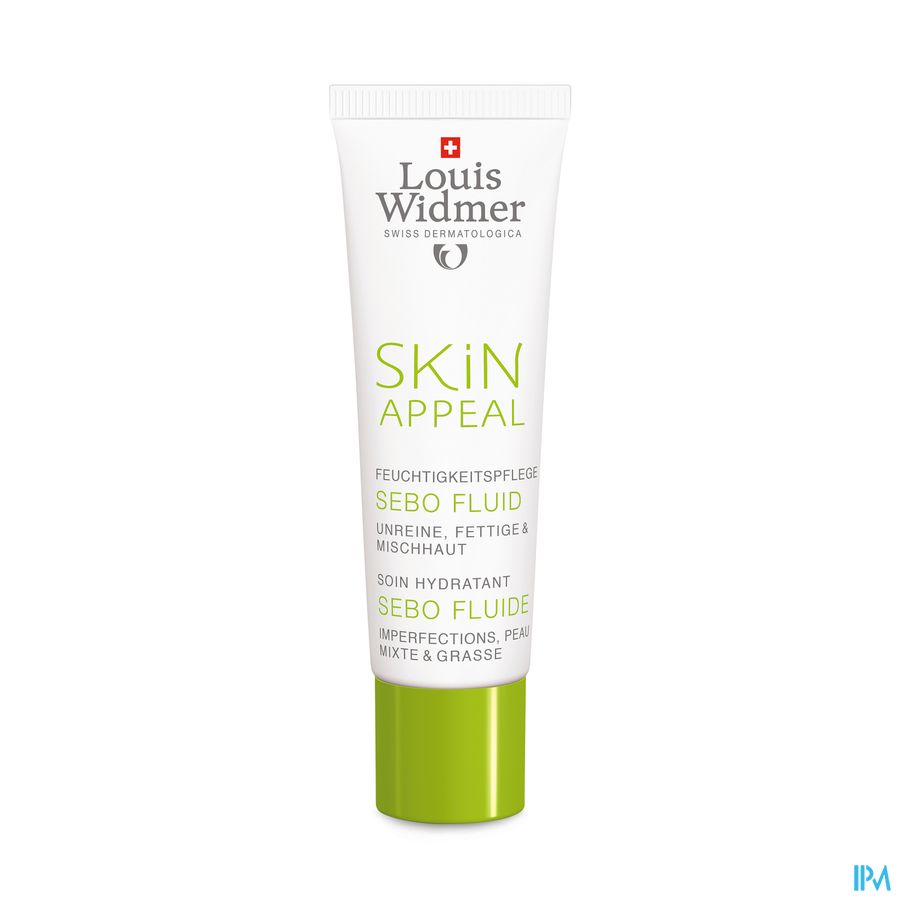 Louis Widmer Skin Appeal Sebo Fluide zonder parfum 30ml