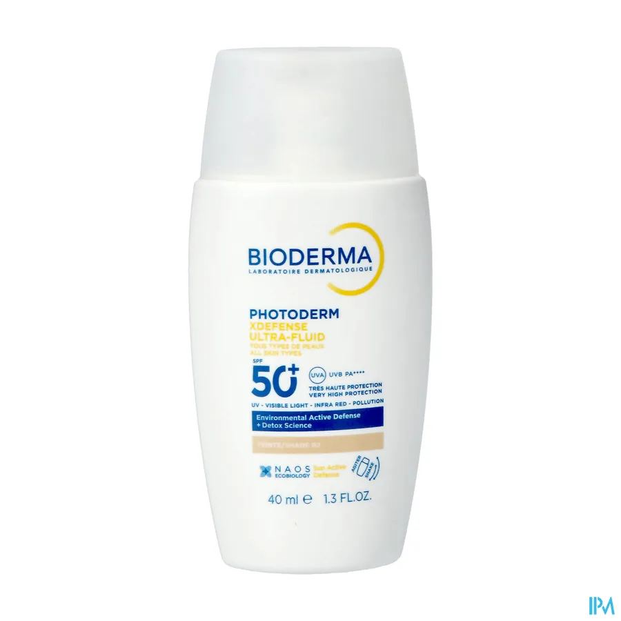 productshot van Bioderma Photoderm XDefense Ultra-Fluid SPF 50+ 40 ml Shade 02
