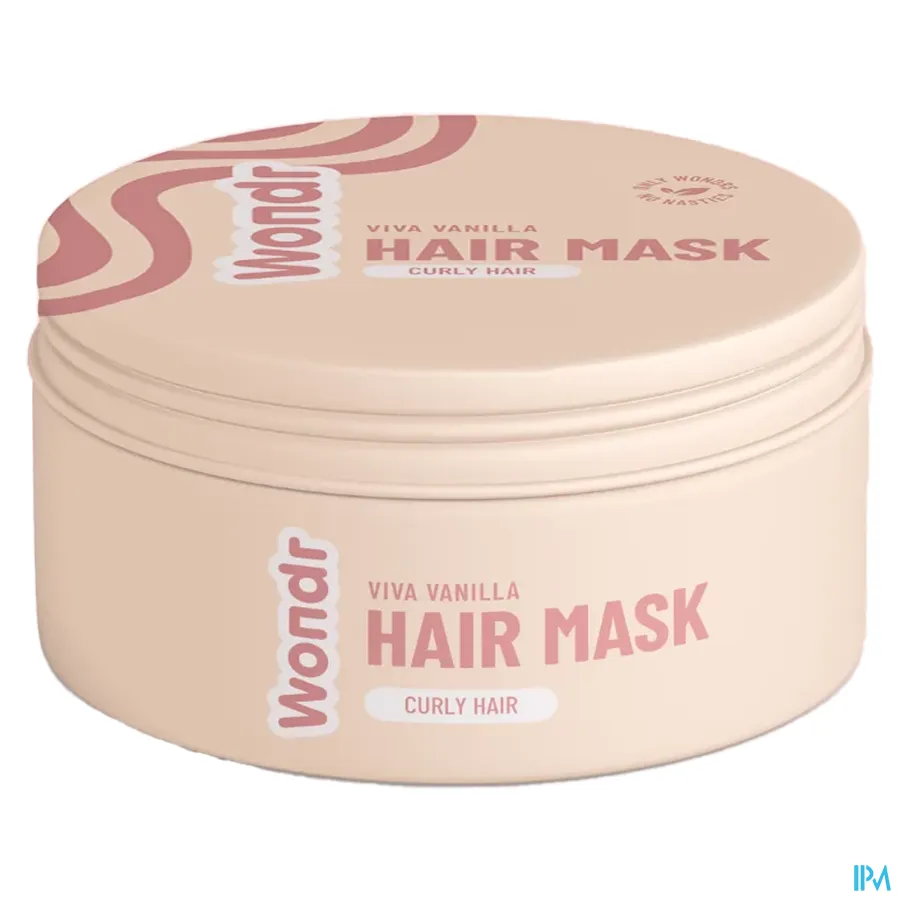 packshot van WONDR Hair Mask Curly Hair Viva Vanilla 220 ml