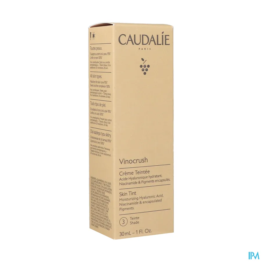 packshot van Caudalie Vinocrush Getinte Crème 30 ml Tint 3