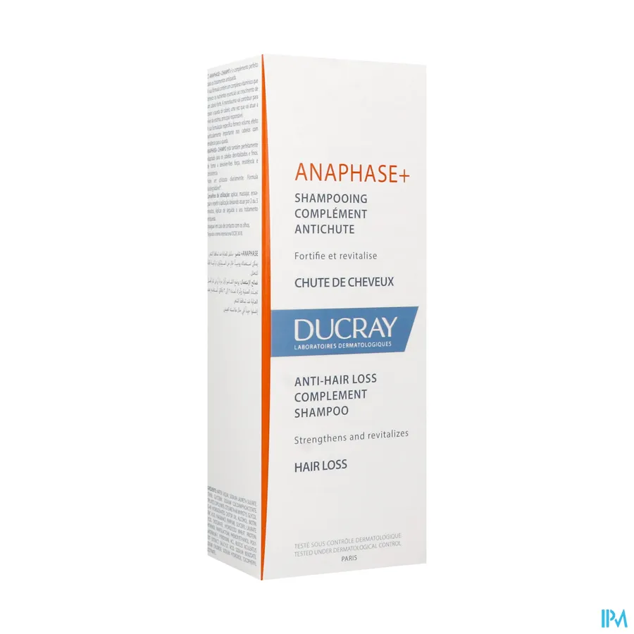 packshot van Ducray Anaphase+ Stimulerende Crème Shampoo tegen Haaruitval 200 ml