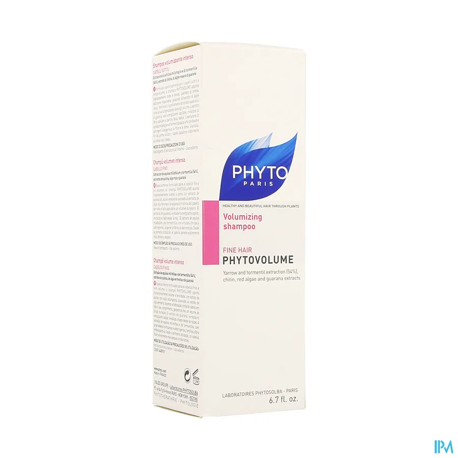 packshot van Phyto Phytovolume Intensieve Volumeshampoo voor Fijn Haar 200 ml