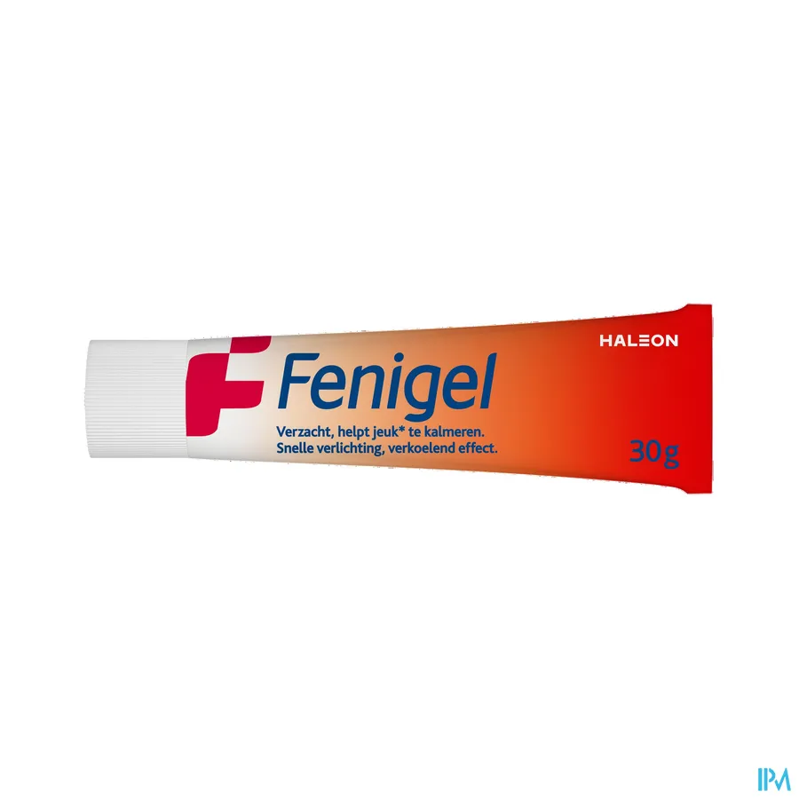 productshot van Fenigel voor Jeuk bij Insectenbeten, Roodheid van Huid en te Lange Blootstelling aan Zon 30 g