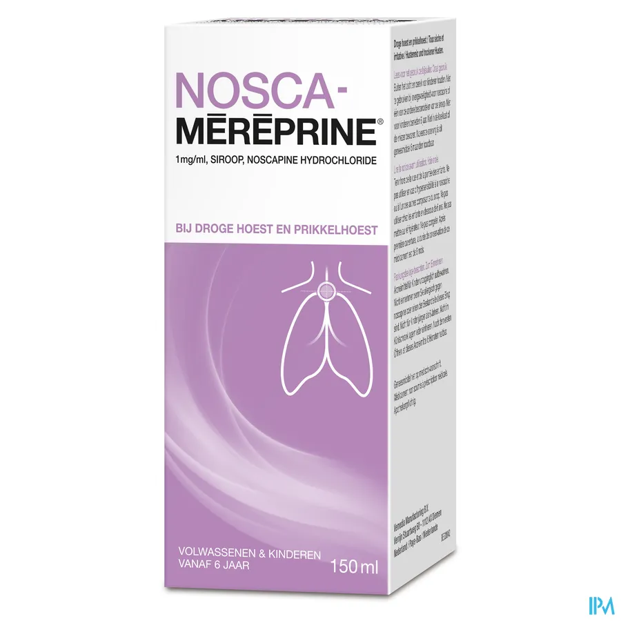 packshot van Nosca Mereprine 1mg/ml Siroop 150 ml