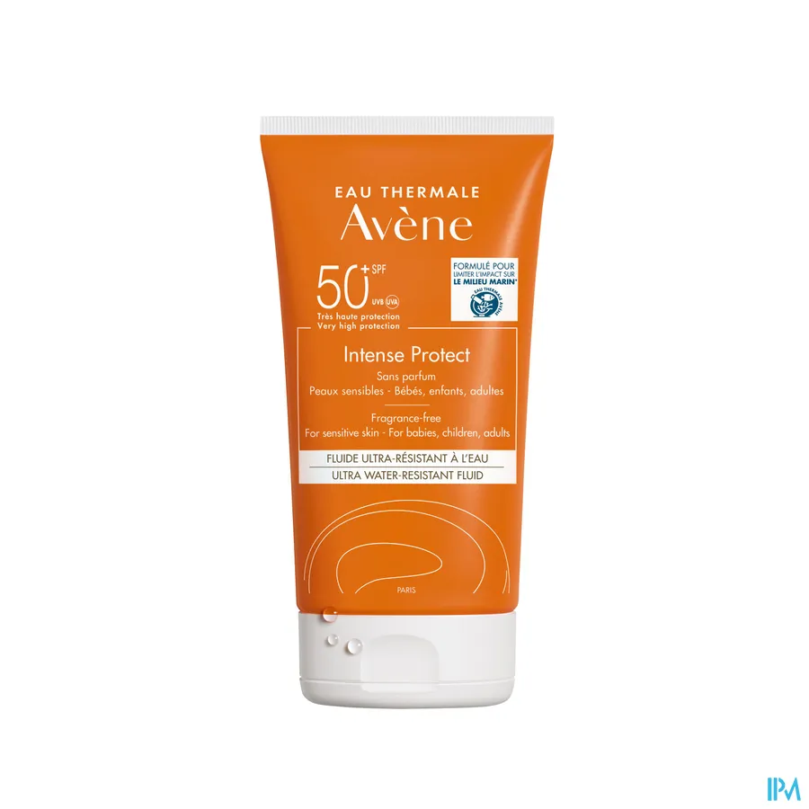 productshot van Avène Intense Protect Zonnefluïde SPF50+ 150 ml