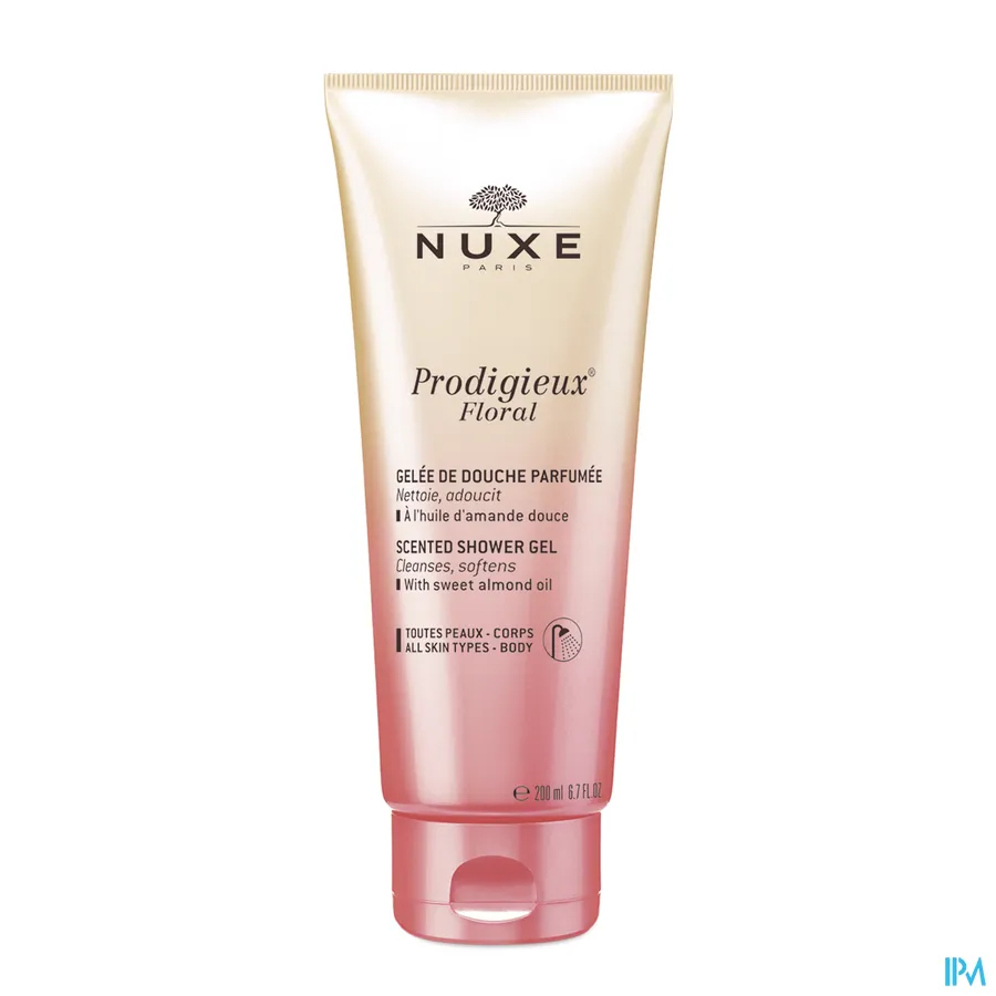packshot van Nuxe Prodigieux Floral Geparfumeerde Douchegel 200 ml