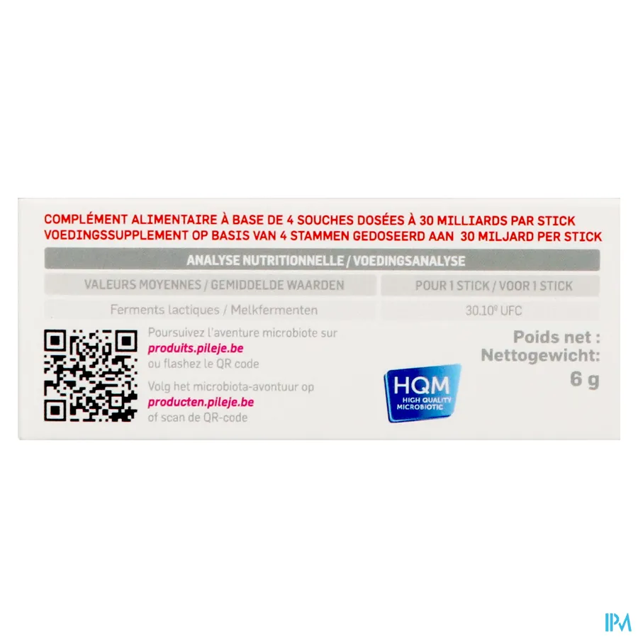 packshot van Pileje Lactabiane Imedia 4 sticks