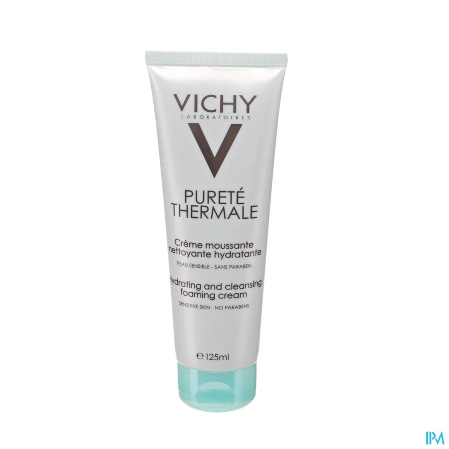 packshot van Vichy Pureté Thermale Hydraterende en Schuimende Reinigingscrème 125 ml