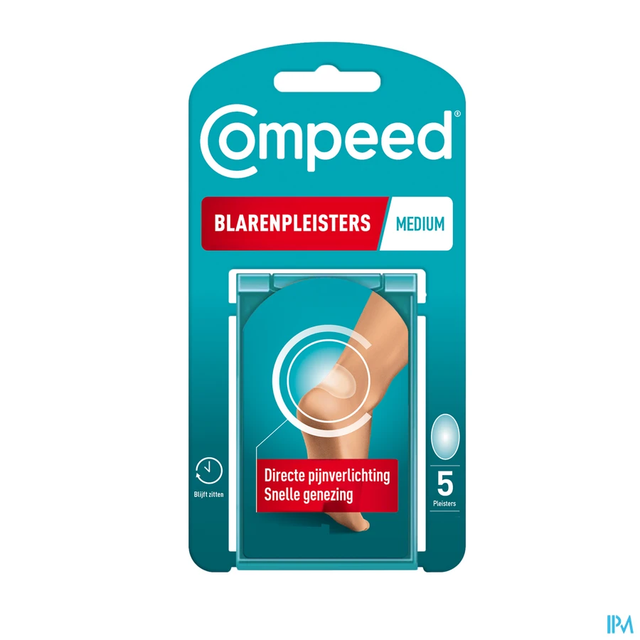 packshot van Compeed Blaren Medium Formaat 5 Pleisters