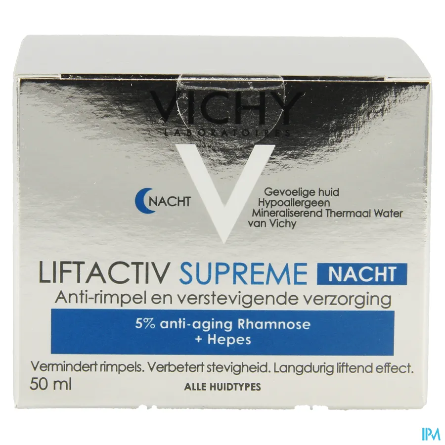 packshot van Vichy Liftactiv Nacht Supreme tegen Rimpels en voor Versteviging van de Huid 50 ml