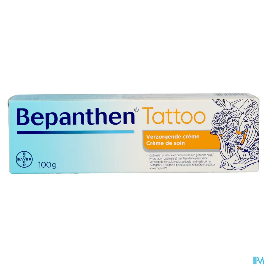 packshot van Bepanthen Tattoo Verzorging Tube 100g