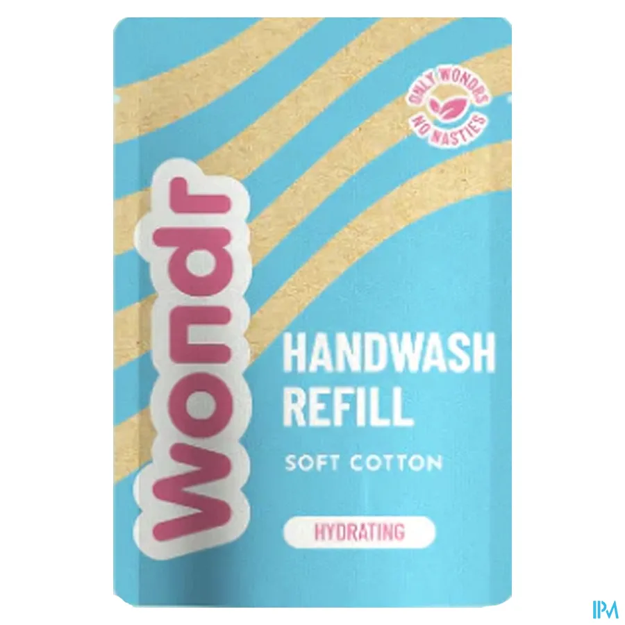 packshot van Wondr Handsoap Refill Soft Cotton 27g