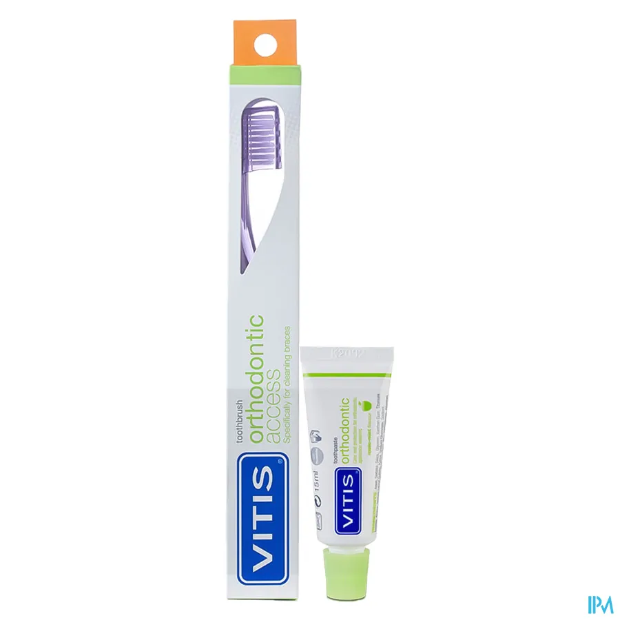 productshot van Vitis Orthodontic Tandenborstel 1 stuk