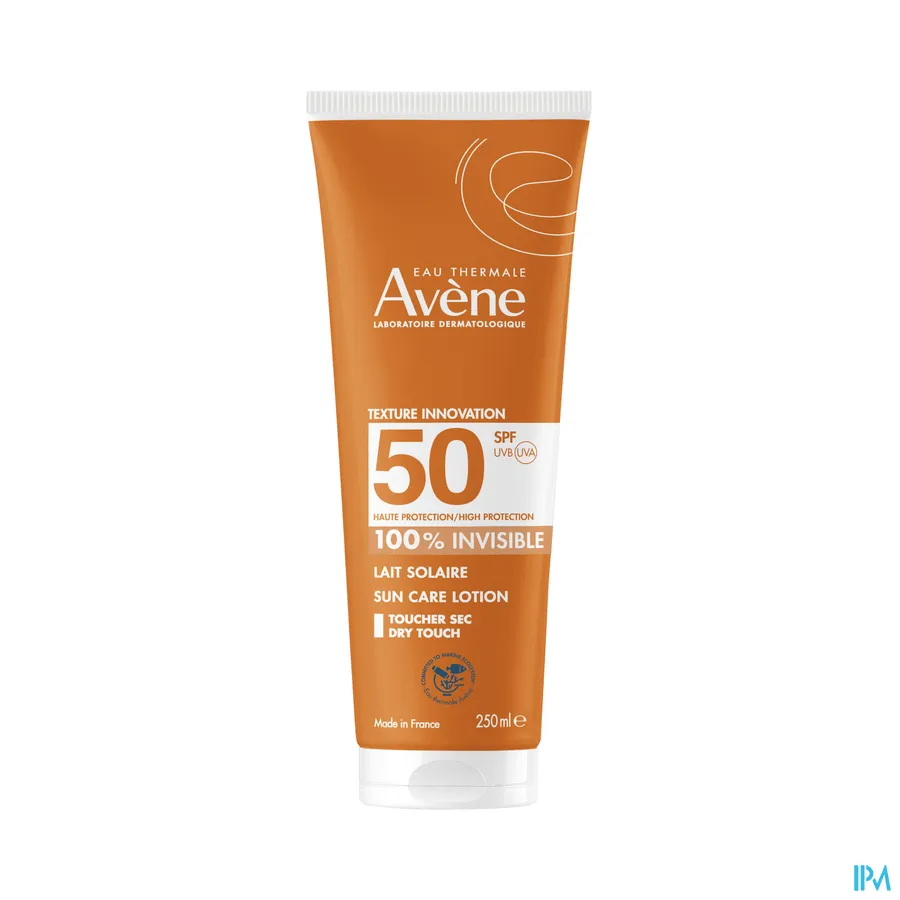 productshot van Avène Zonnemelk SPF 50 250 ml