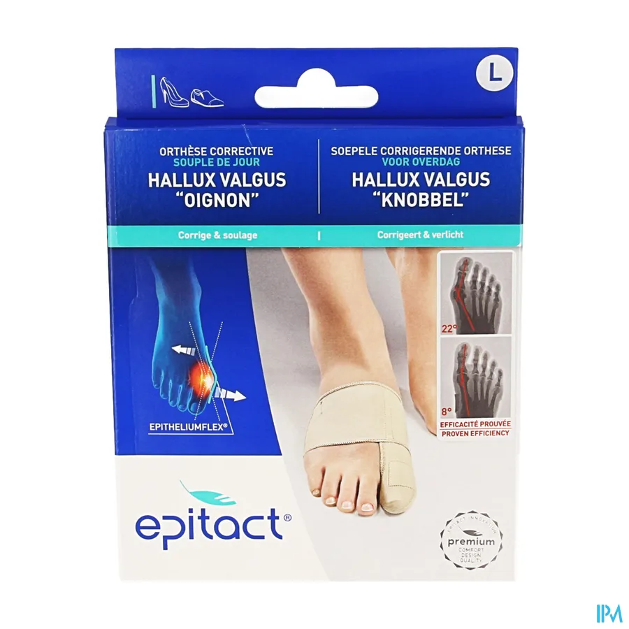 packshot van Epitact Corrigerende Orthese voor Hallux Valgus, Knobbel Maat Large