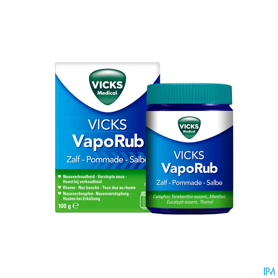packshot van Vicks VapoRub Zalf 100 g