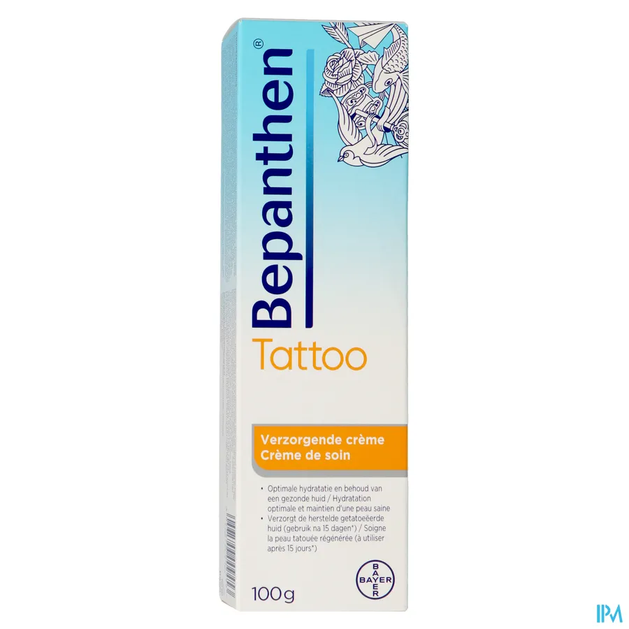 packshot van Bepanthen Tattoo Verzorging Tube 100g