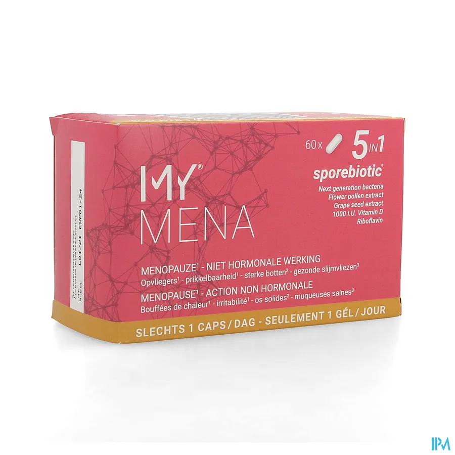 packshot van My Mena 60 capsules