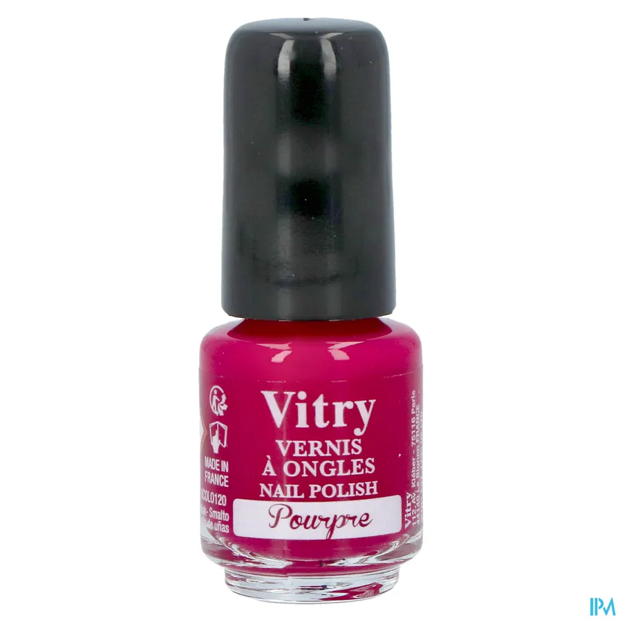 packshot van Vitry Nagellak 120 Pourpre 4 ml