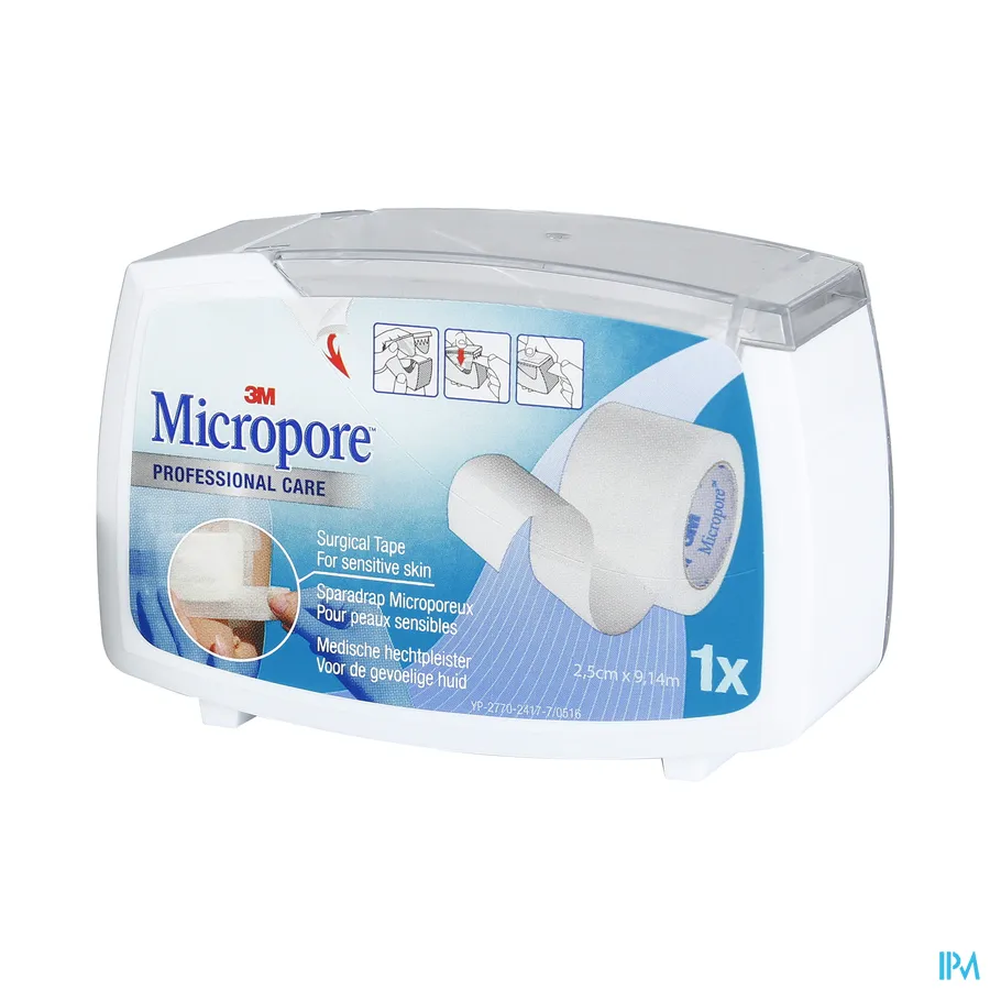 packshot van Micropore 25mm x 9,14m