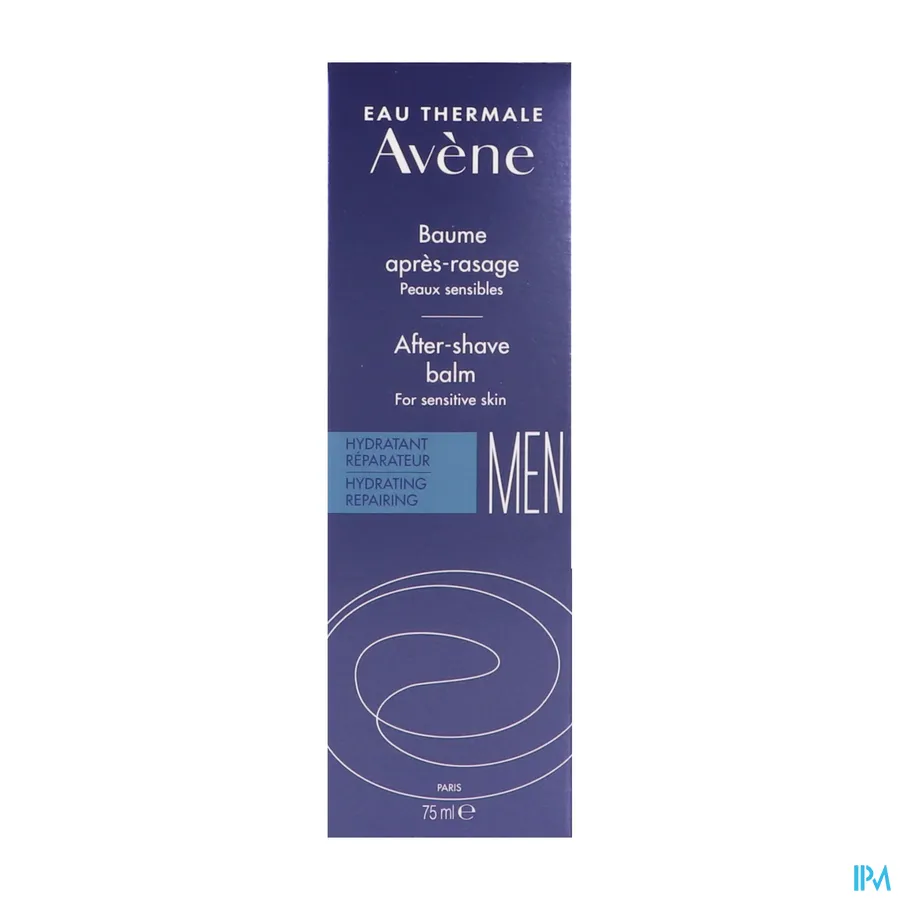 packshot van Avène Men Aftershave Balsem voor Droge Gevoelige Huid Tube 75 ml