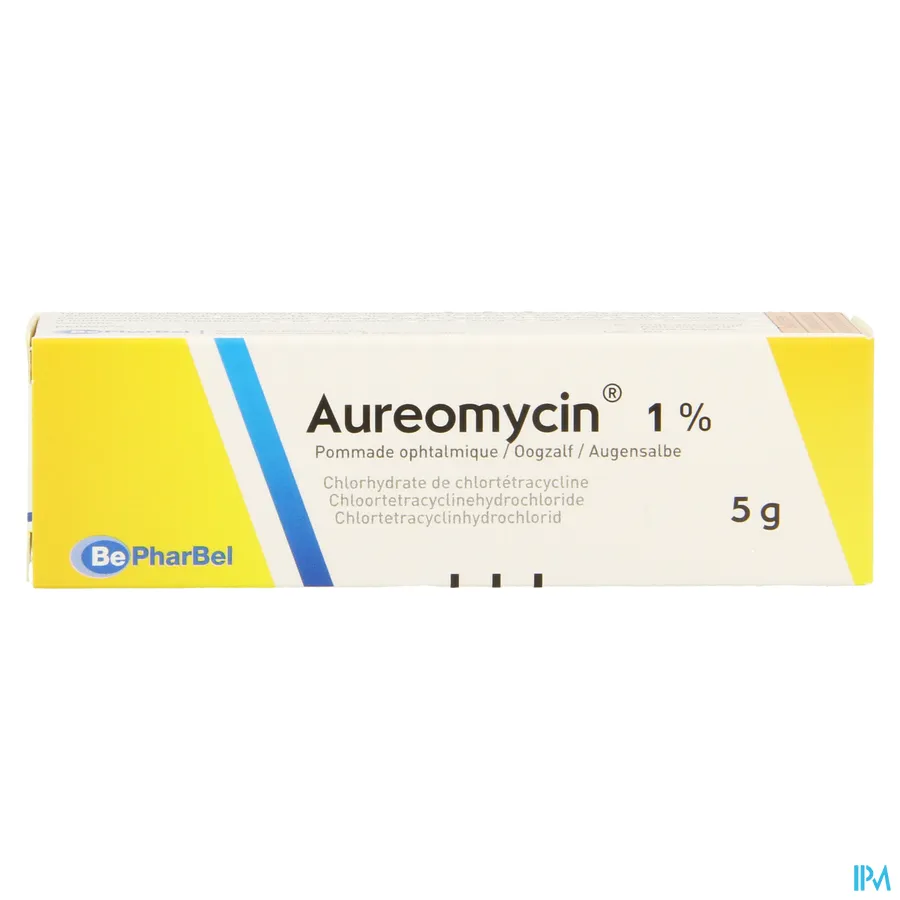 packshot van Aureomycine oogzalf