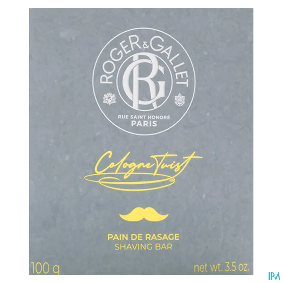 packshot van Roger & gallet Cologne Twist Scheerzeep Solid 100 g