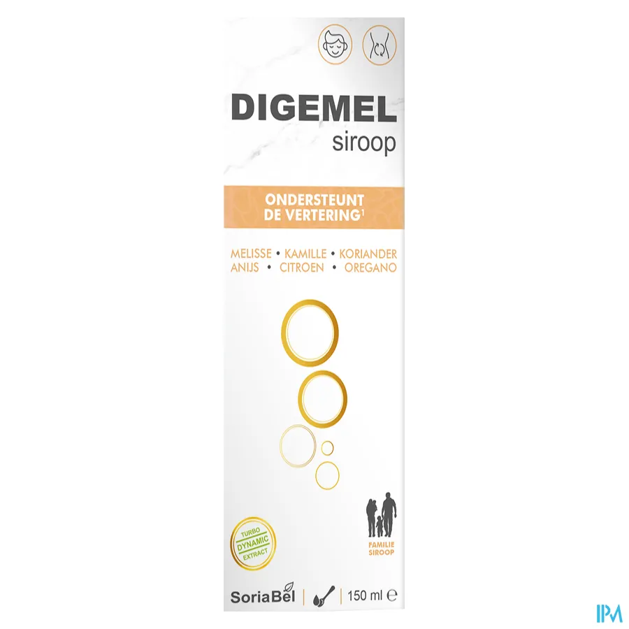 packshot van Soria Digemel Siroop 150 ml