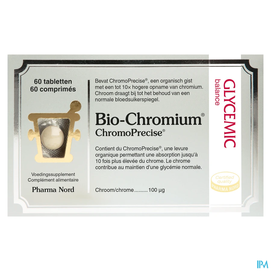 packshot van Bio-Chromium Glycemic Balance 60 Tabletten