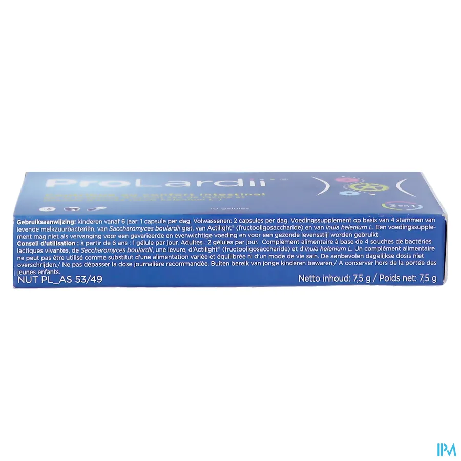 packshot van Prolardii 10 Capsules