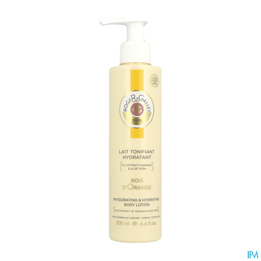 packshot van Roger & gallet Bois Orange Sorbet Lichaamsmelk 200 ml