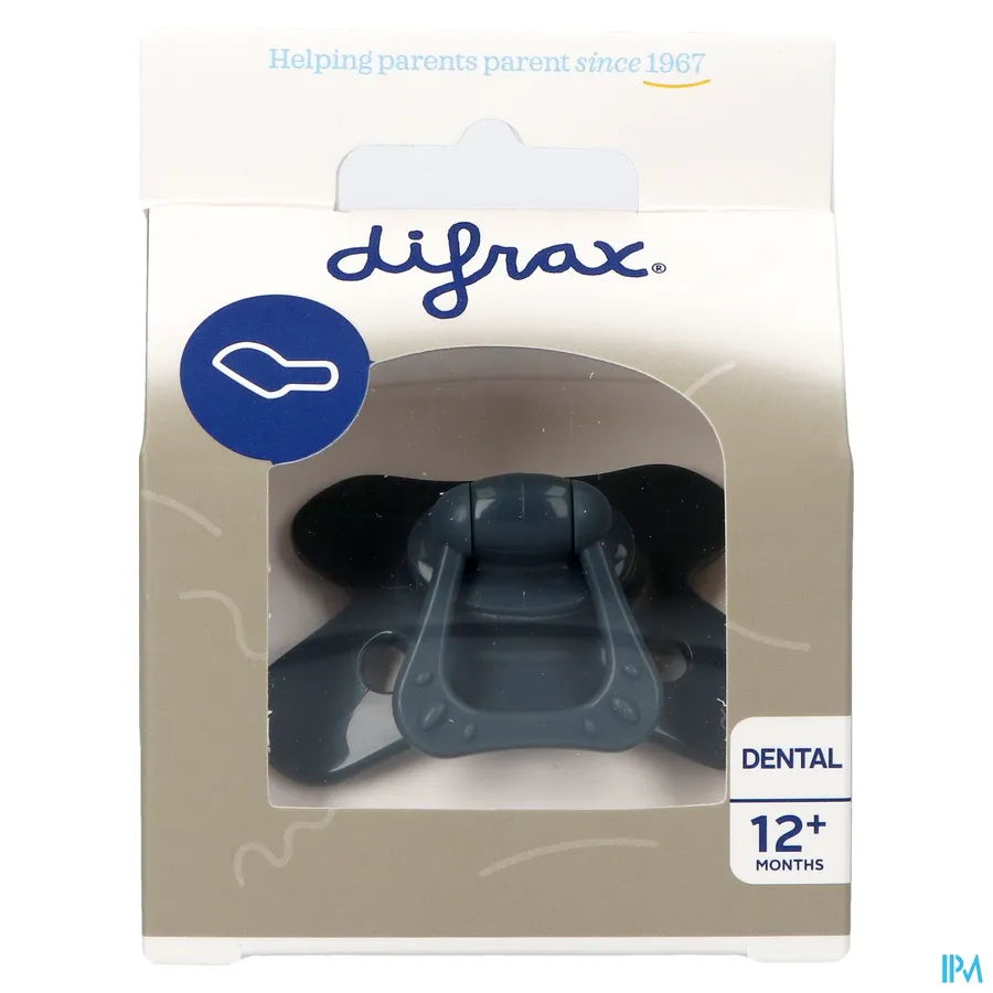 packshot van Difrax Fopspeen Dental Semi Filled +12m