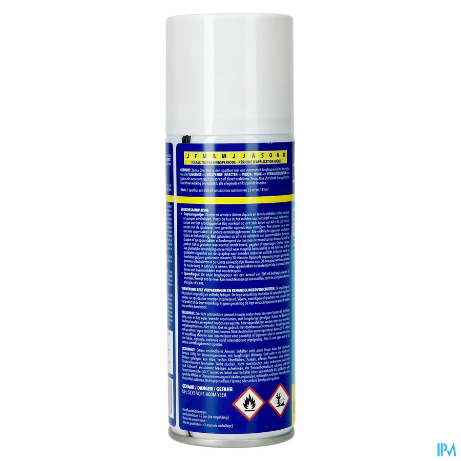packshot van Zeroxx One Shot Spray 200 ml