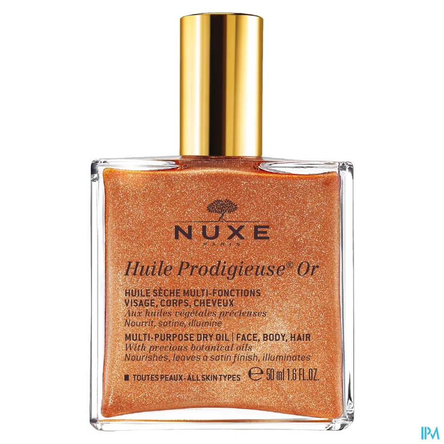 packshot van Nuxe Huile Prodigieuse Parelmoer Or 50 ml