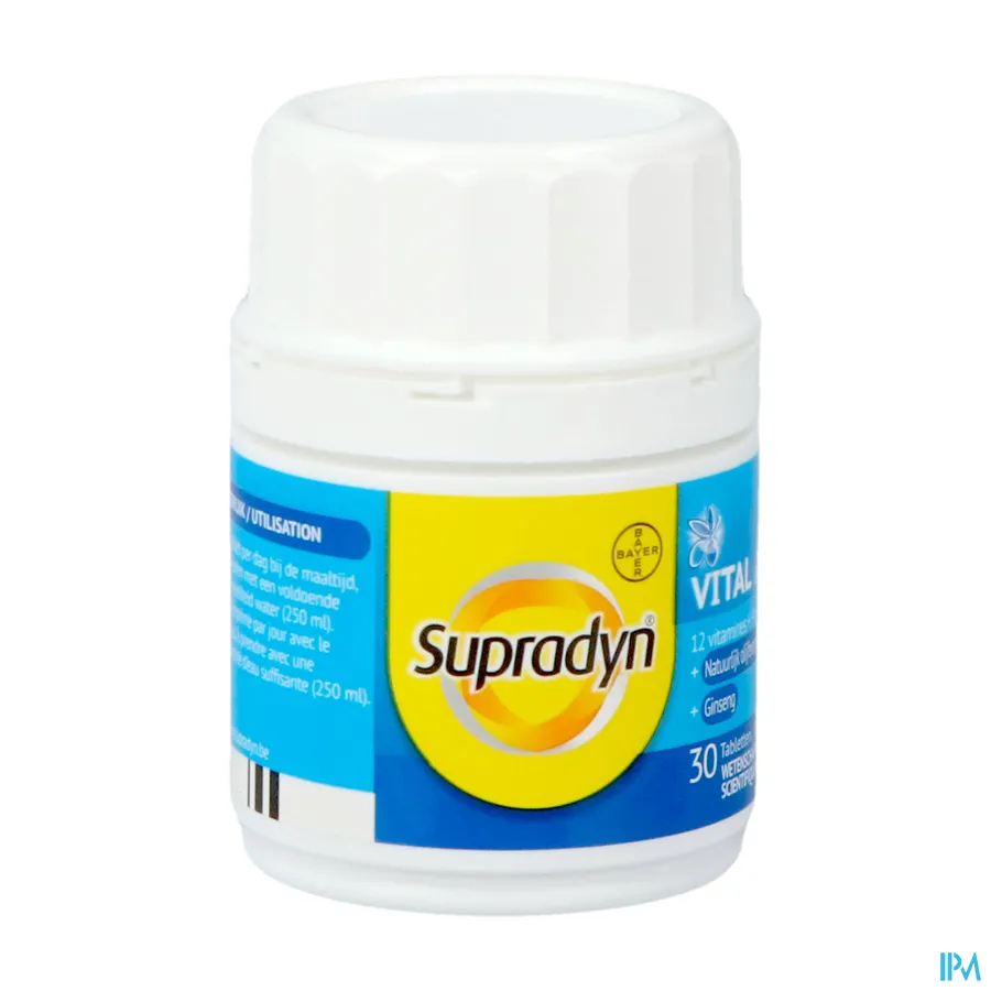 productshot van Supradyn Vital 50+ 30 Tabletten