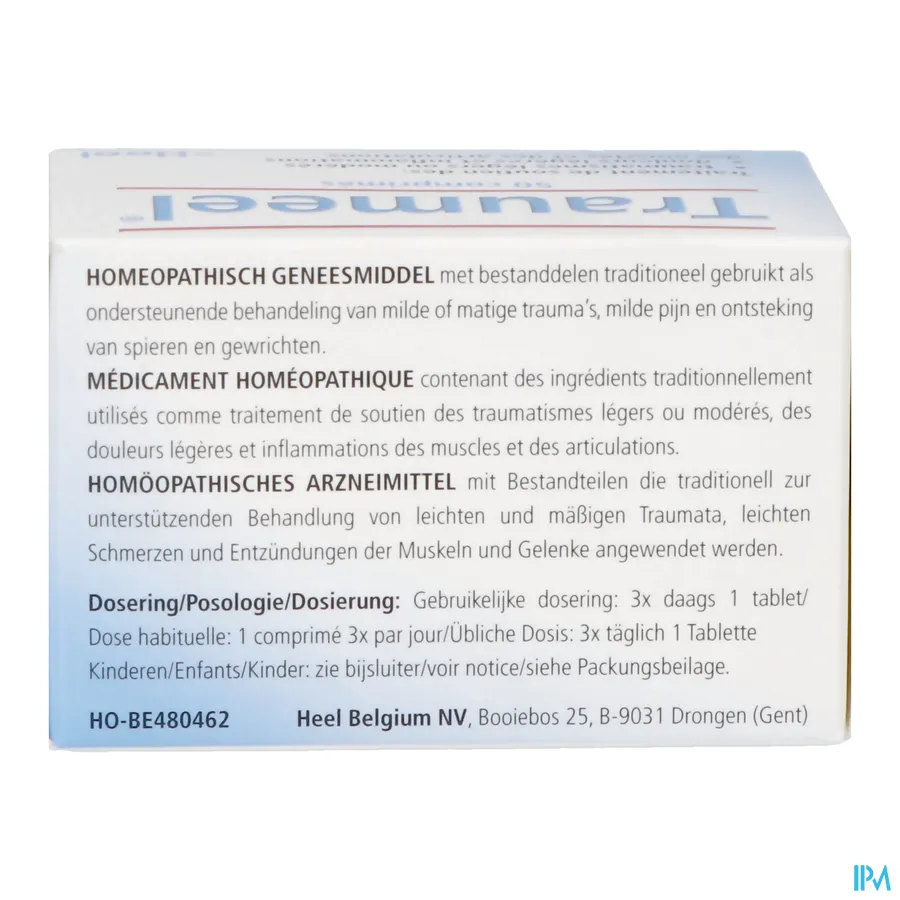 packshot van Heel Traumeel 50 Tabletten