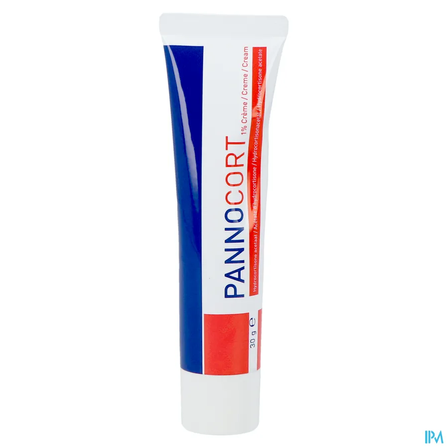 productshot van Pannocort Crème met 1% Hydrocortisone acetaat Tube 30 g