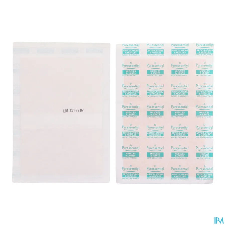 productshot van Puressentiel Verwarmende Patches met 14 Essentiële Oliën voor Gewrichten en Spieren 3 Stuks